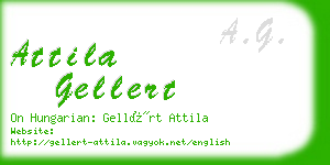 attila gellert business card